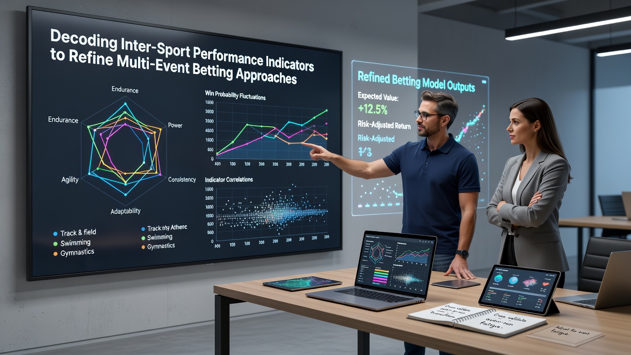 Data charts showing correlations between horse racing sectional times, tennis serve statistics, and football possession metrics for accumulator strategies