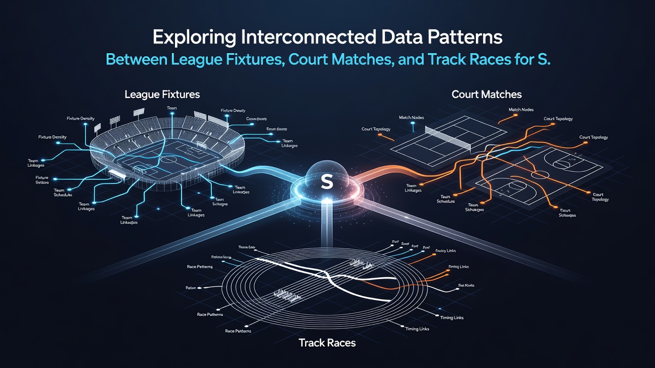 Detailed charts illustrating performance correlations between league games, court competitions, and track races used in multi-bet analysis
